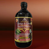 Lungs & Liver Balance Care Tonic (Frank-Myrrh, Peppermint) Respiratory Cleanse Defense -16 oz