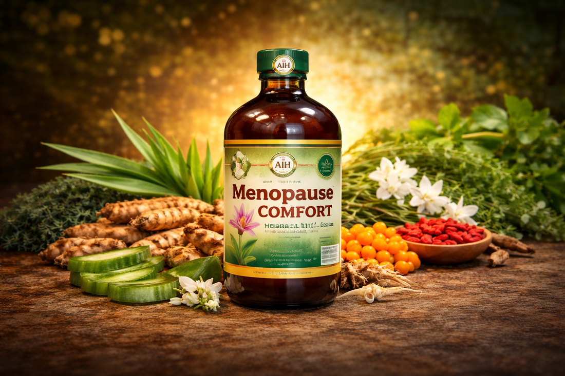 Menopause Comfort Herbal Bitters: Natural Support for Women During Midlife Transition