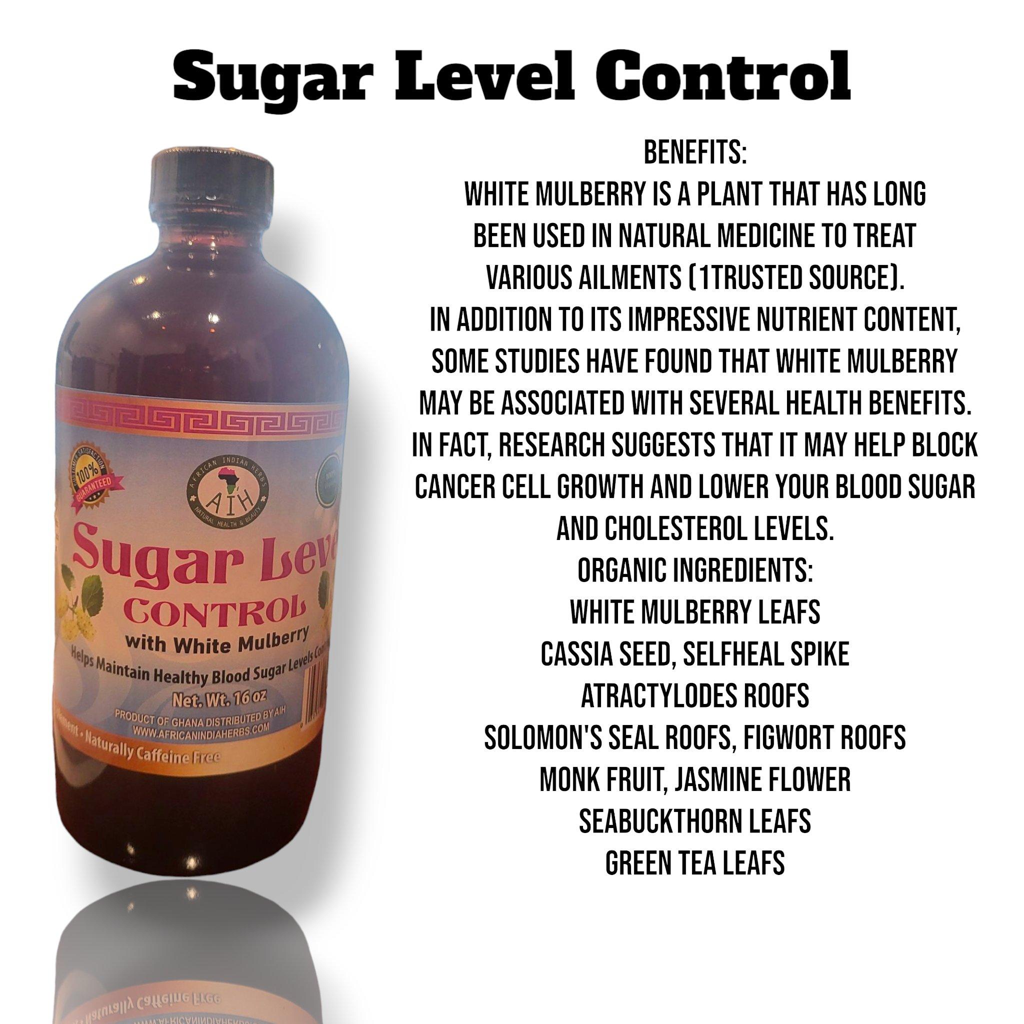 Sugar Level Control with White Mulberry -16 oz