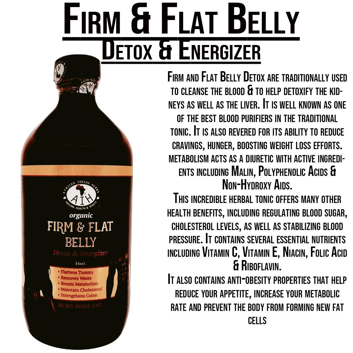 Firm & Flat Belly: Detox & Energizer -16 oz