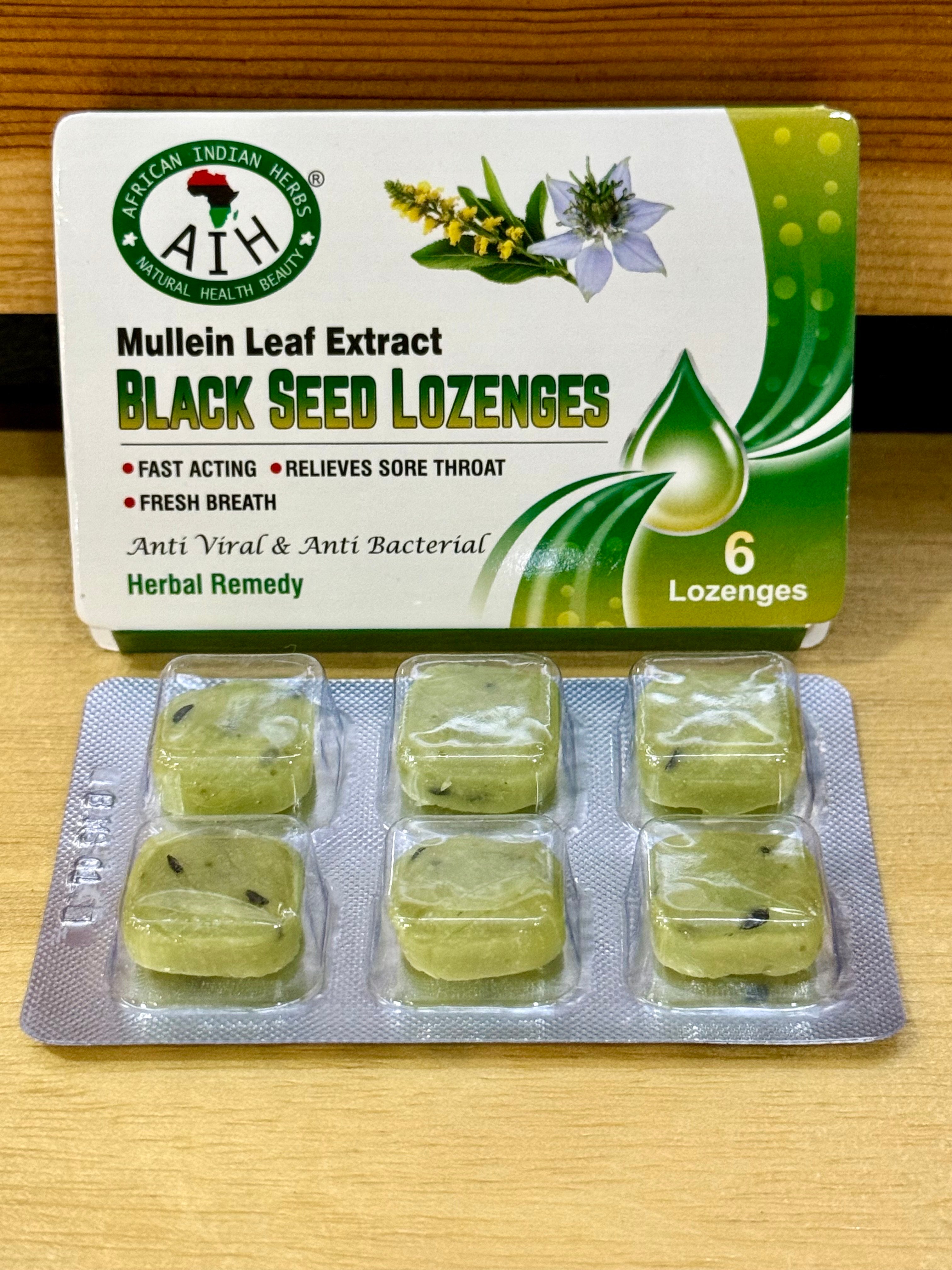 Black Seed Lozenges (Mullein Leaf Extract)